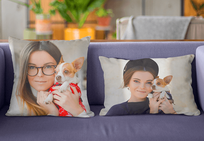 Custom Pet Photo Pillows