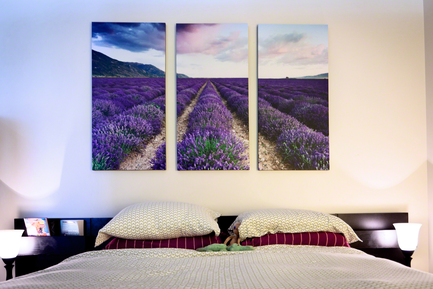 Bedroom canvas prints decoration