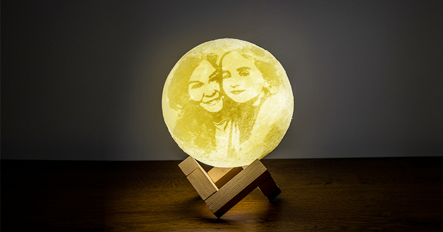 Custom Photo Moon Lamp