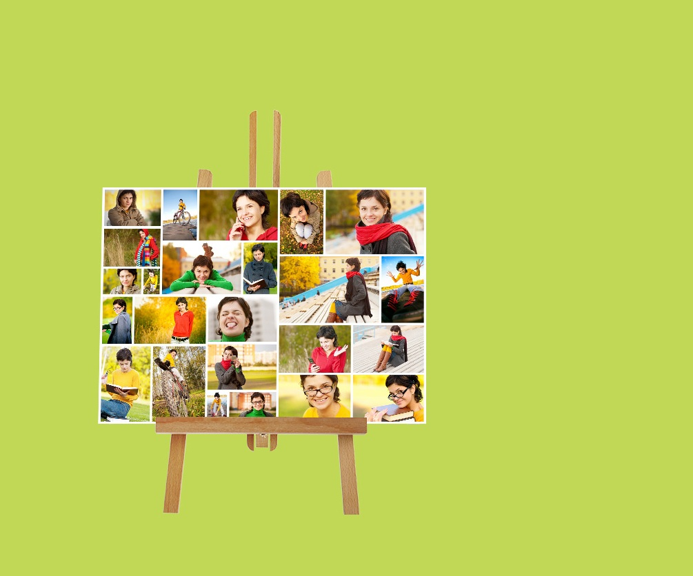 Create your own photo story with canvas photo collage