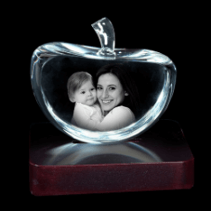 Personalized 3D Crystal Cube
