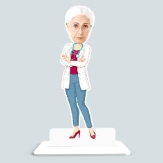 Custom Caricature Photo Stand for Mothers Day Sale New Zealand