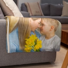 Custom Photo Blankets for Mothers Day Sale New Zealand