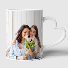 Heart Handle Mug for Mothers Day Sale New Zealand