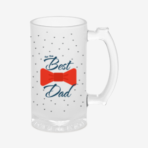 Personalised best dad beer mug new-zealand