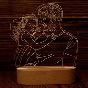 Custom Photo 3D Lamp Father's Day Sale new zealand