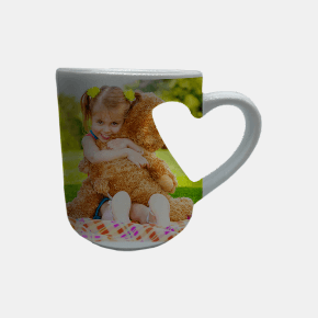 Cut Heart Handle Magic Mugs