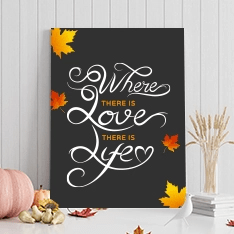 Romantic Thanksgiving Quotes Sale New Zealand CanvasChamp
